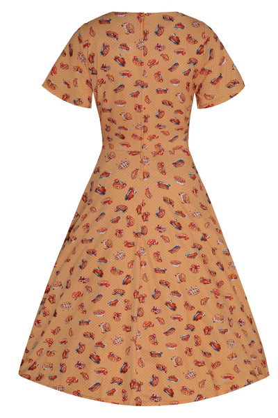EU STOCK Palma Apple Pie Short Sleeved Dress