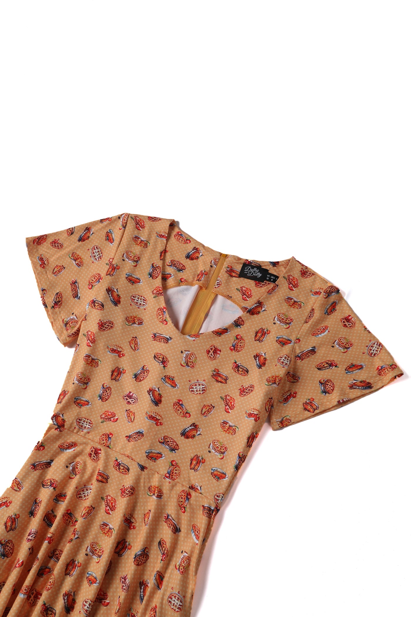 EU STOCK Palma Apple Pie Short Sleeved Dress