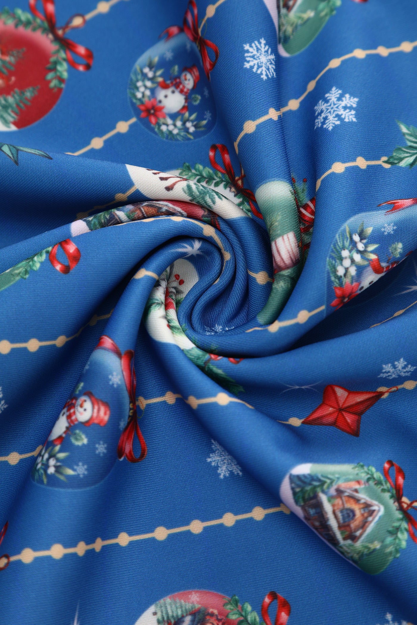 Scarlette Blue Bauble Christmas Swing Dress