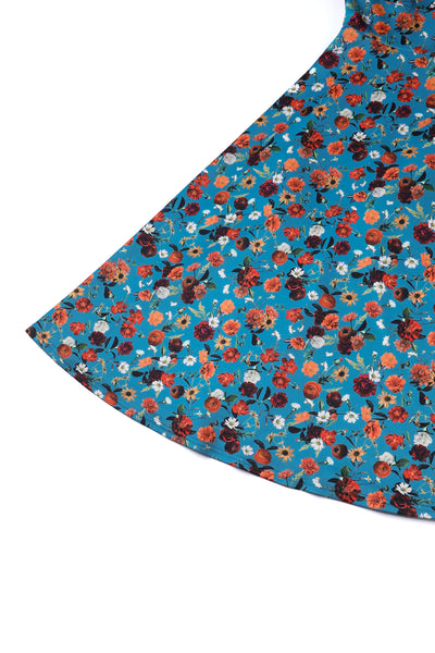 Scarlette Carnation Blue Midi Dress
