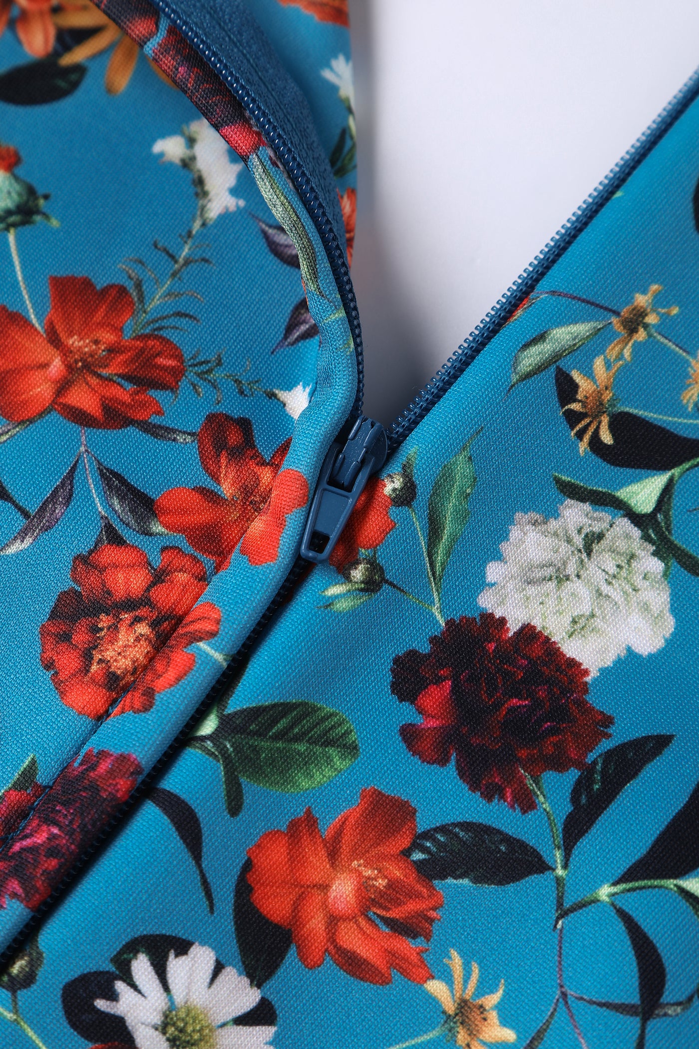 Scarlette Carnation Blue Midi Dress