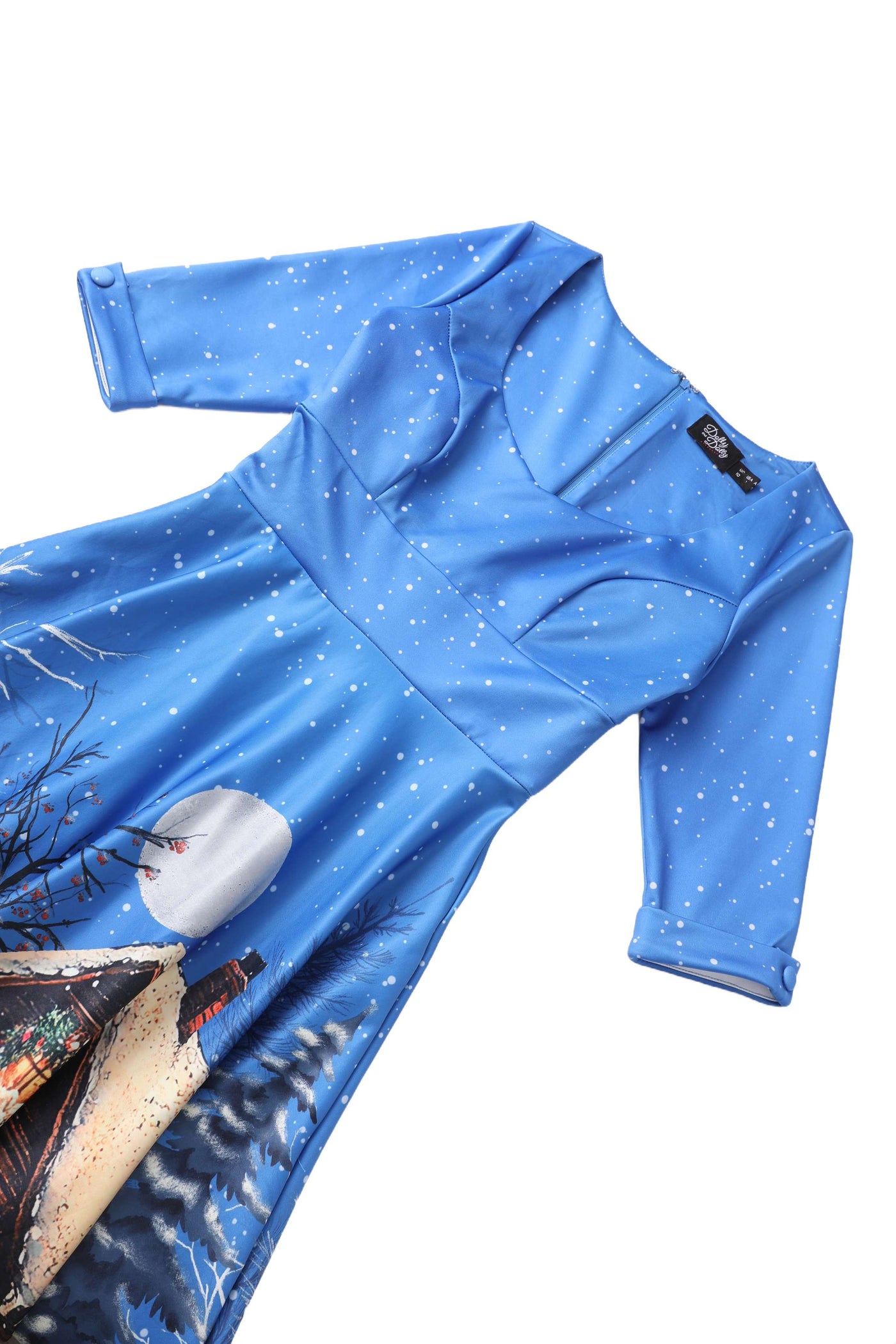Scarlette Blue Reindeer Christmas Swing Dress