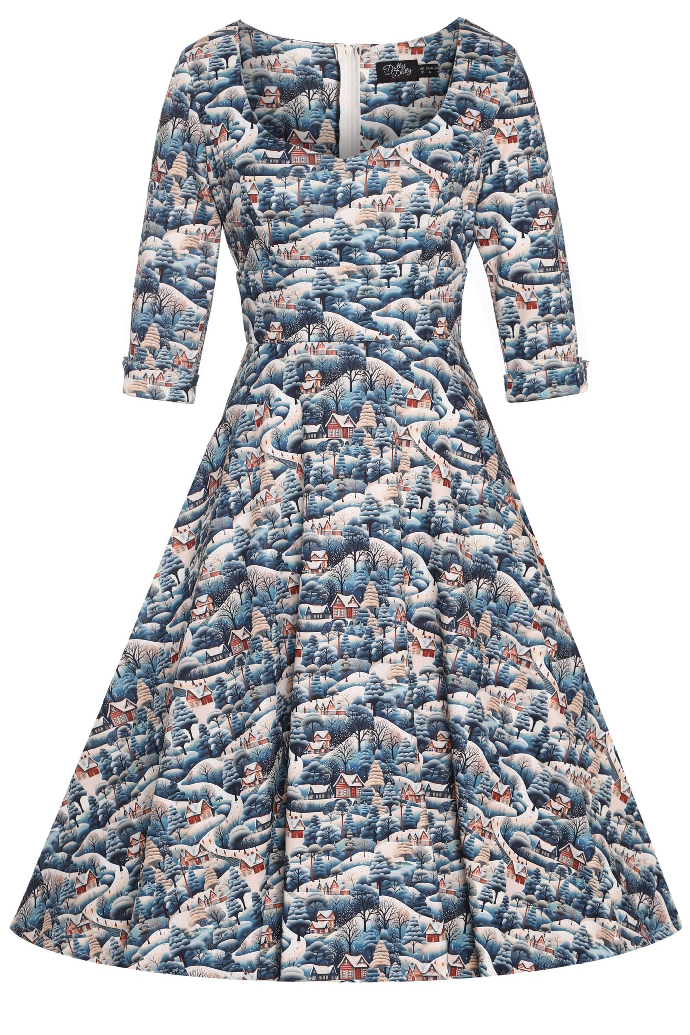 Scarlette Blue Winter Village Dress