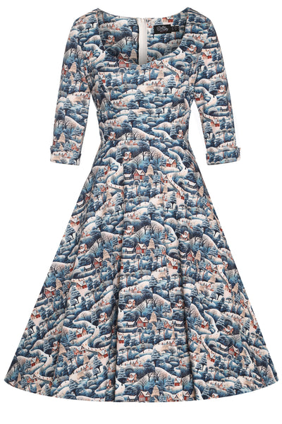 Scarlette Blue Winter Village Dress