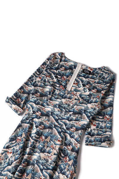 Scarlette Blue Winter Village Dress