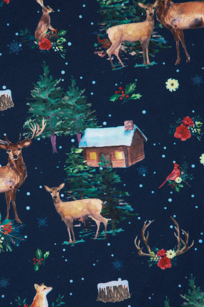 Scarlette Woodland Winter Cabin Dress