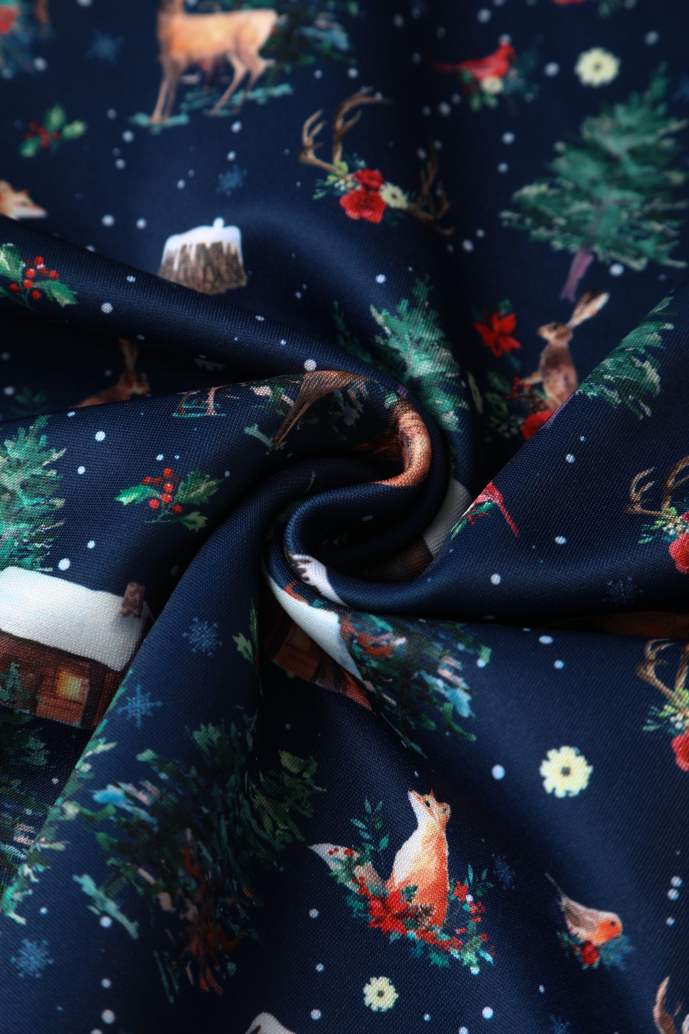Scarlette Woodland Winter Cabin Dress