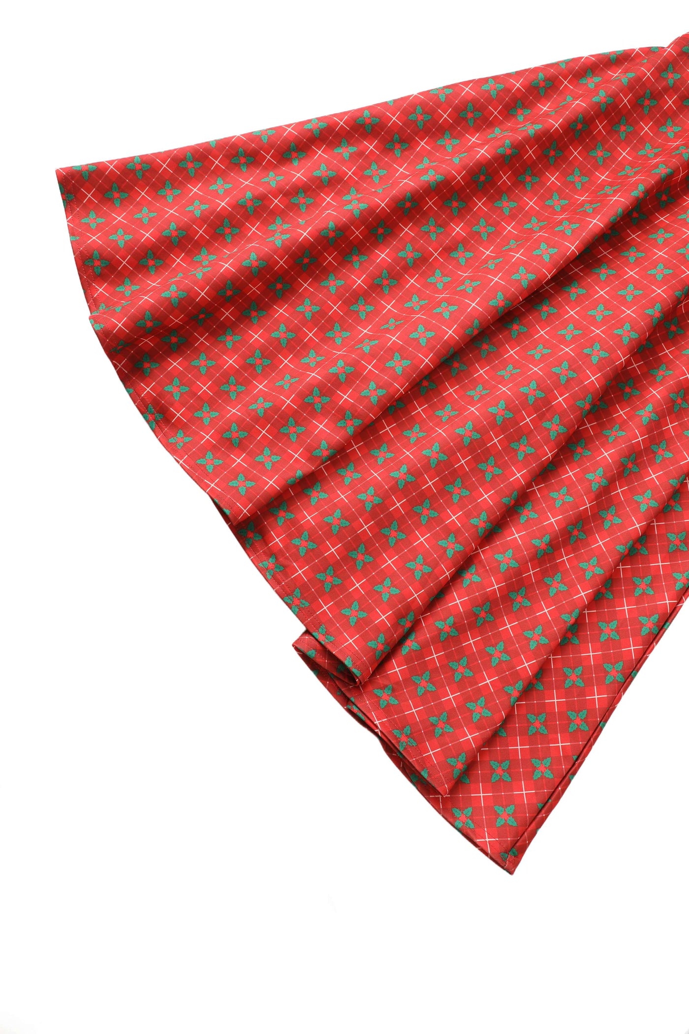 Scarlette Mistletoe Plaid Midi Dress