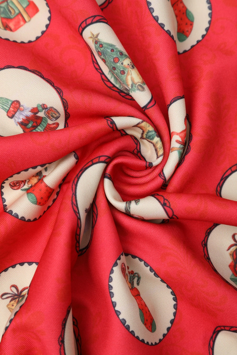 Scarlette Vintage Christmas Midi Dress