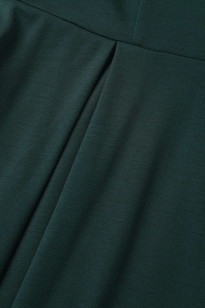 Beatrix Vintage Inspired Long Sleeves Dress in Green