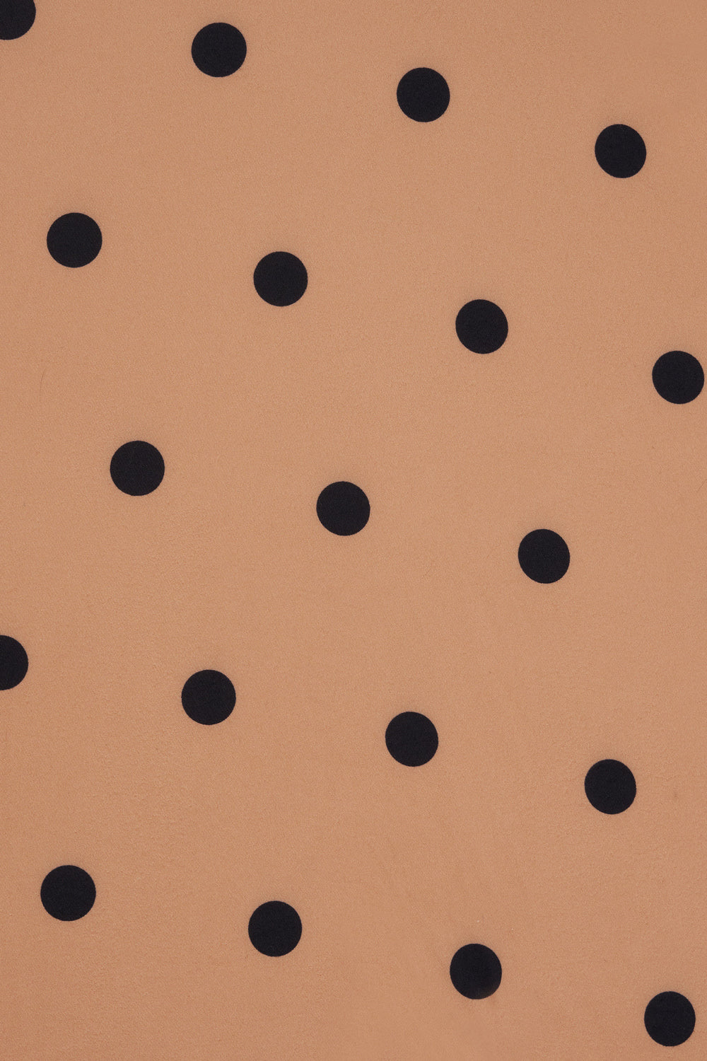 PRE-ORDER Matilda Brown and Black Polka Knit Wrap Dress