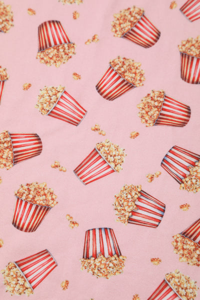 Matilda Light Pink Popcorn Print Wrap Dress