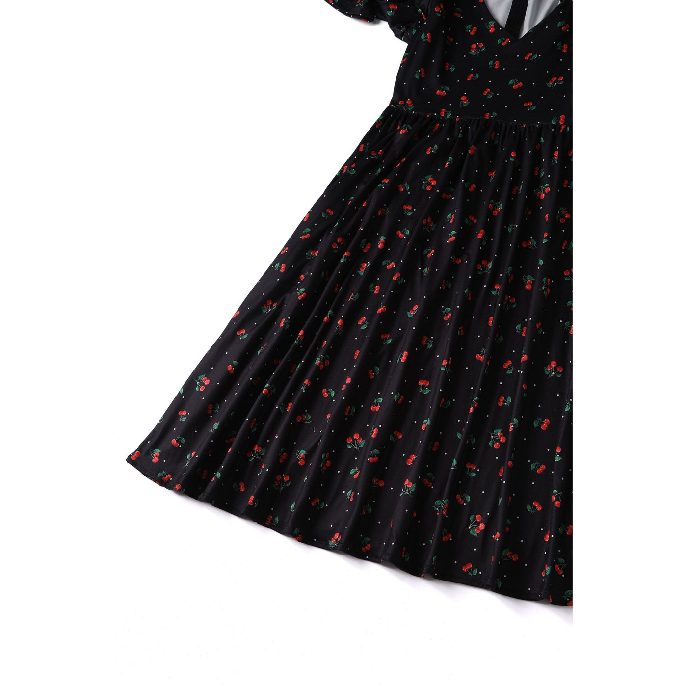 PRE ORDER Billie Long Sleeved Black Cherry Print Dress