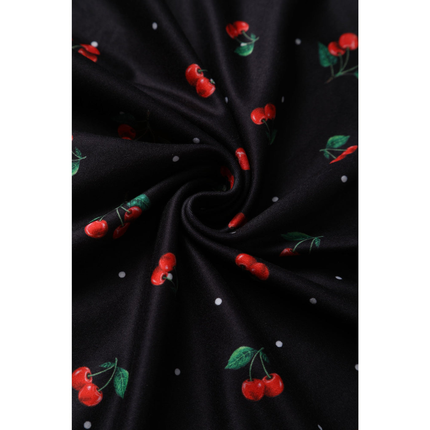 PRE ORDER Billie Long Sleeved Black Cherry Print Dress