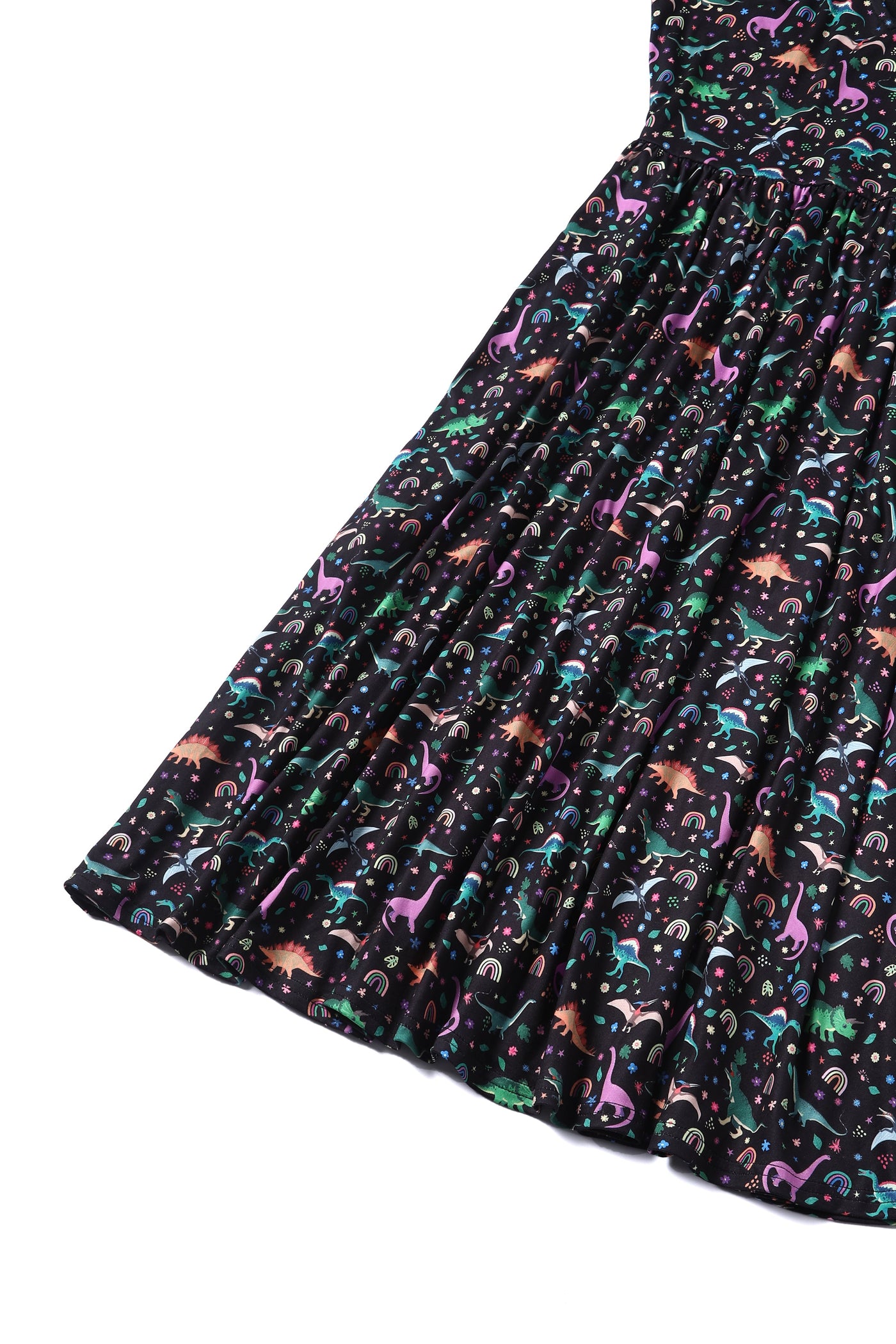 PRE ORDER Billie Dinosaur & Rainbow Long Sleeved Dress