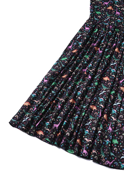 PRE ORDER Billie Dinosaur & Rainbow Long Sleeved Dress