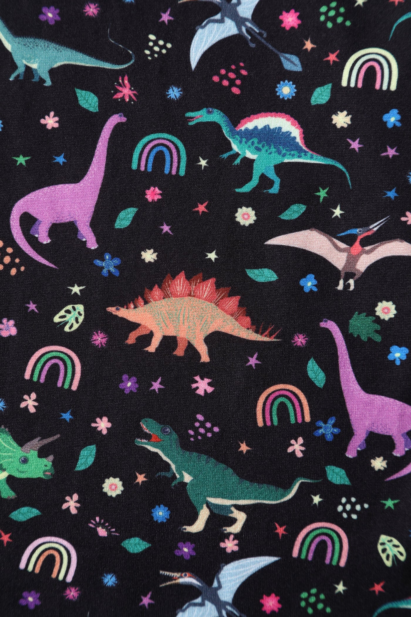 PRE ORDER Billie Dinosaur & Rainbow Long Sleeved Dress