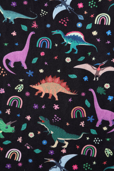 PRE ORDER Billie Dinosaur & Rainbow Long Sleeved Dress