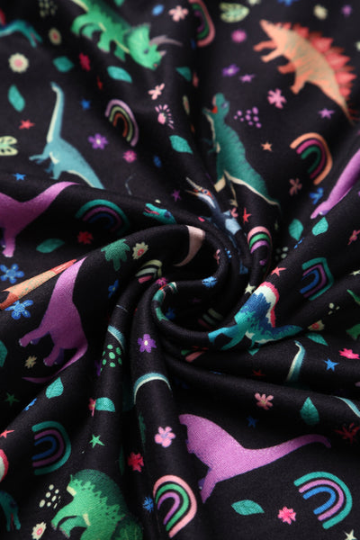 PRE ORDER Billie Dinosaur & Rainbow Long Sleeved Dress