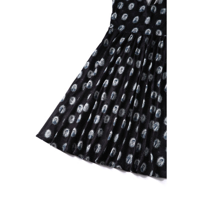 Billie Long Sleeved Black Frankenstein Print Dress