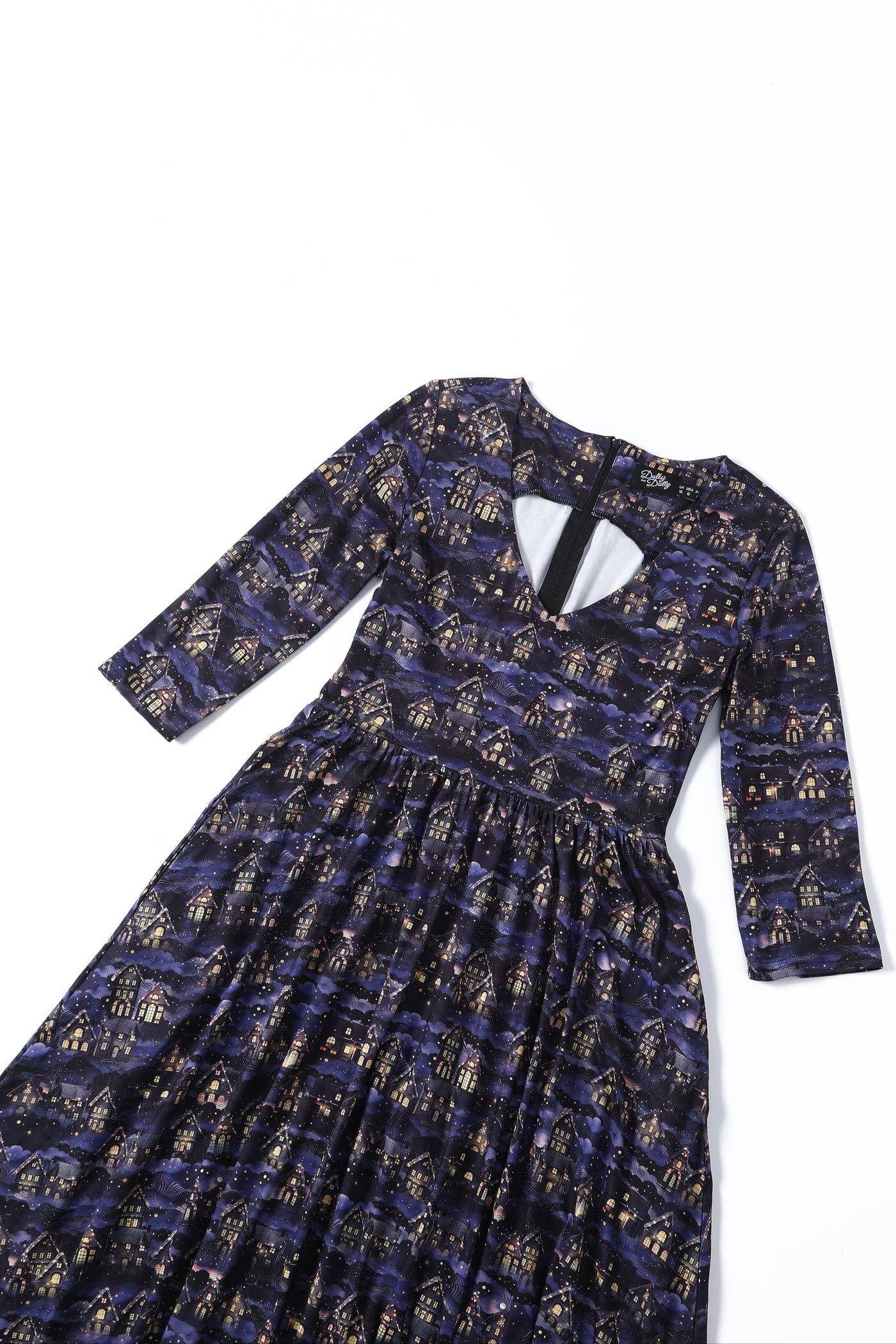 Billie Purple Christmas Village