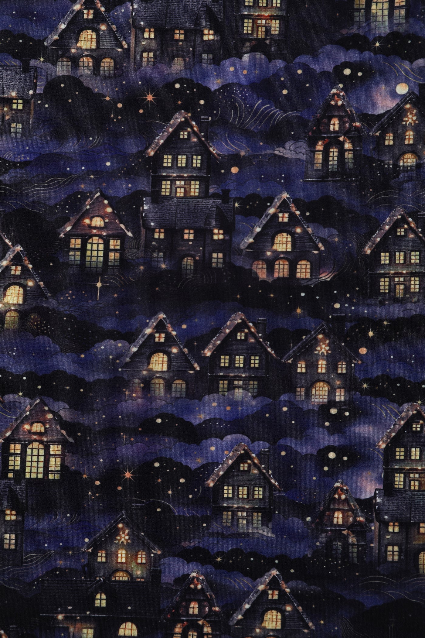 Billie Purple Christmas Village