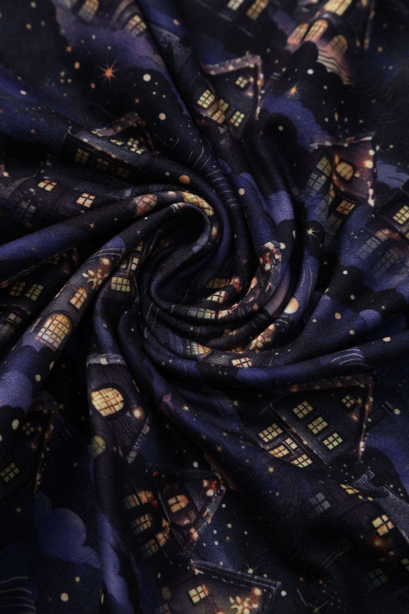 Billie Purple Christmas Village