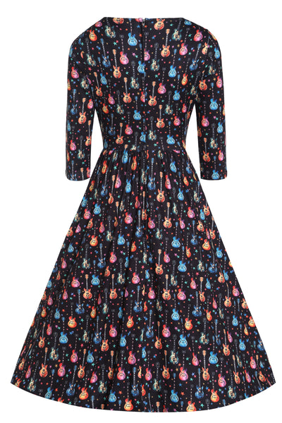 PRE ORDER Billie Rockstar Black Long Sleeved Dress