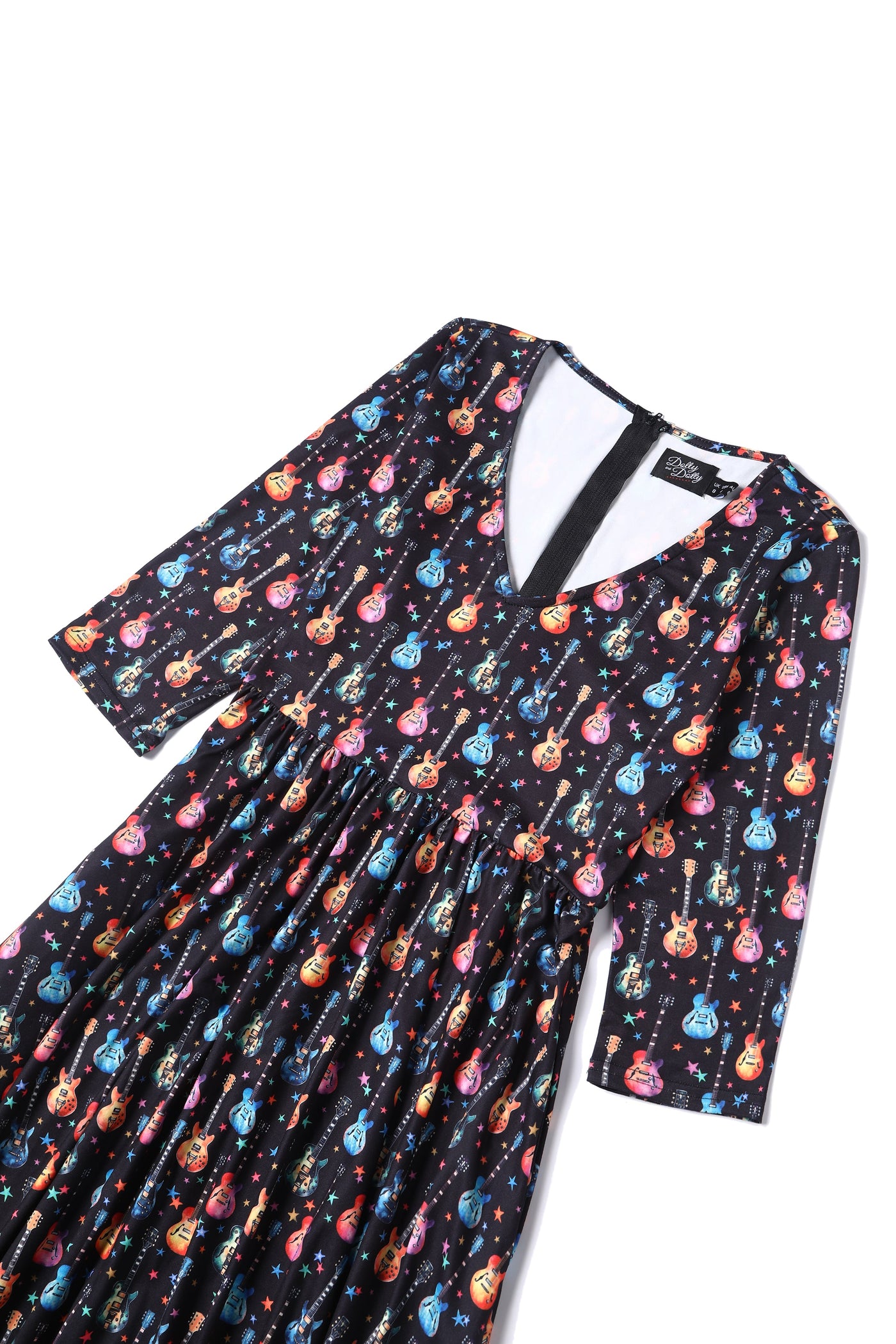 PRE ORDER Billie Rockstar Black Long Sleeved Dress