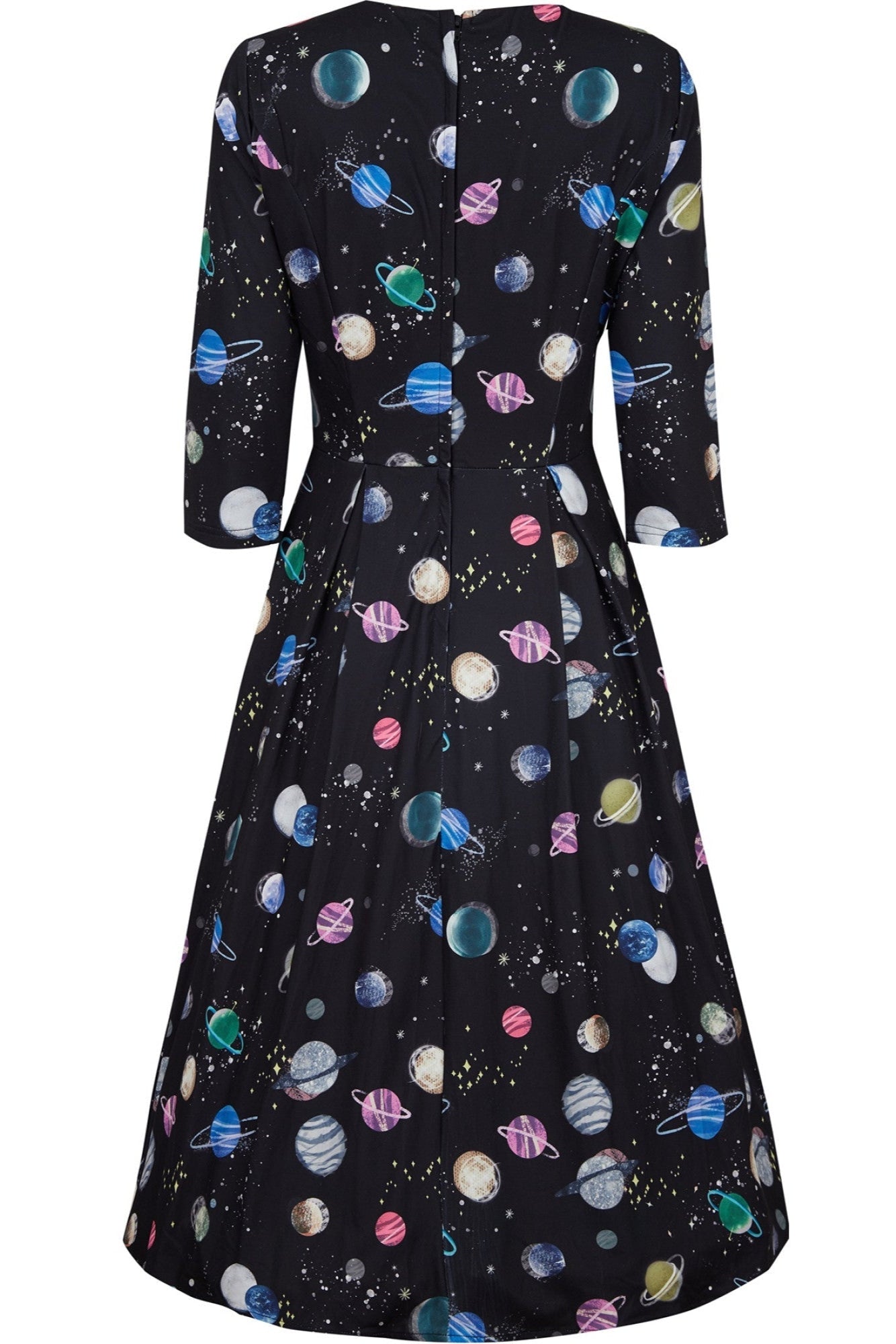 PRE ORDER Billie Comfortable Knit Dress in Black Space