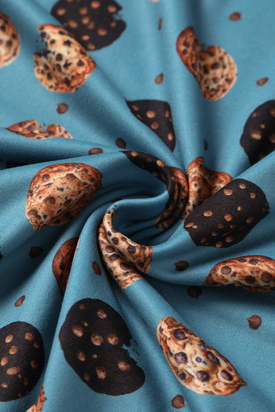 PRE ORDER Billie Cookie Blue Long Sleeved Dress