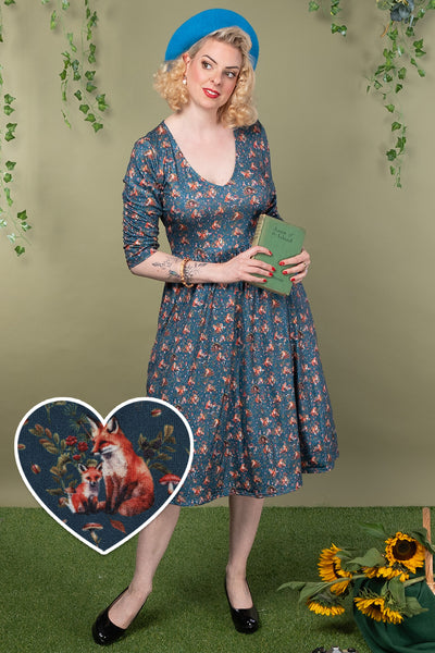 Billie Fox Den Print Dress