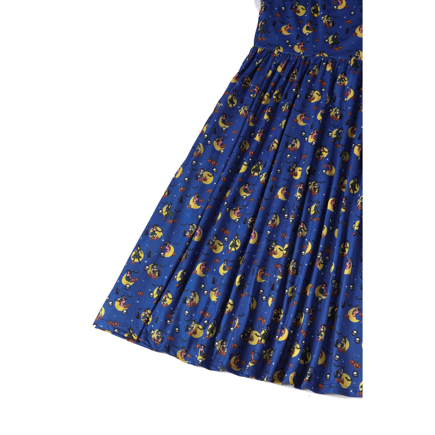 PRE ORDER Billie Blue Pinup Witch Long Sleeved Dress