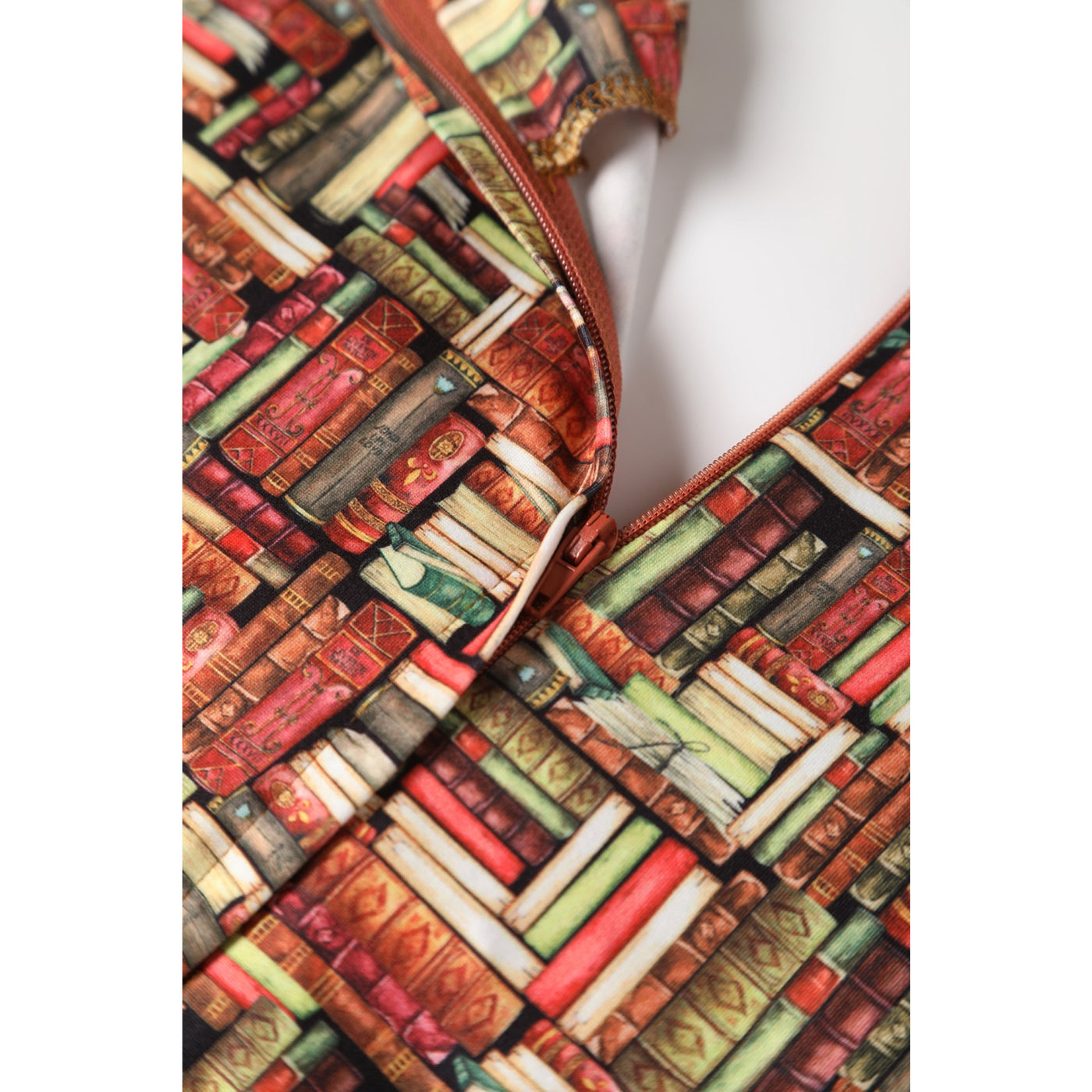 Billie Long Sleeved Book Print Dress