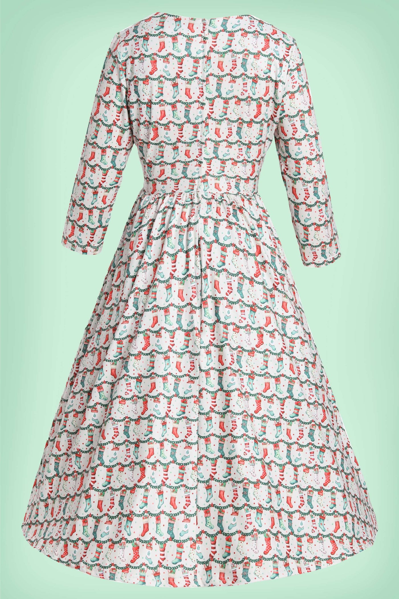 Billie Christmas Stocking Long Sleeved Dress