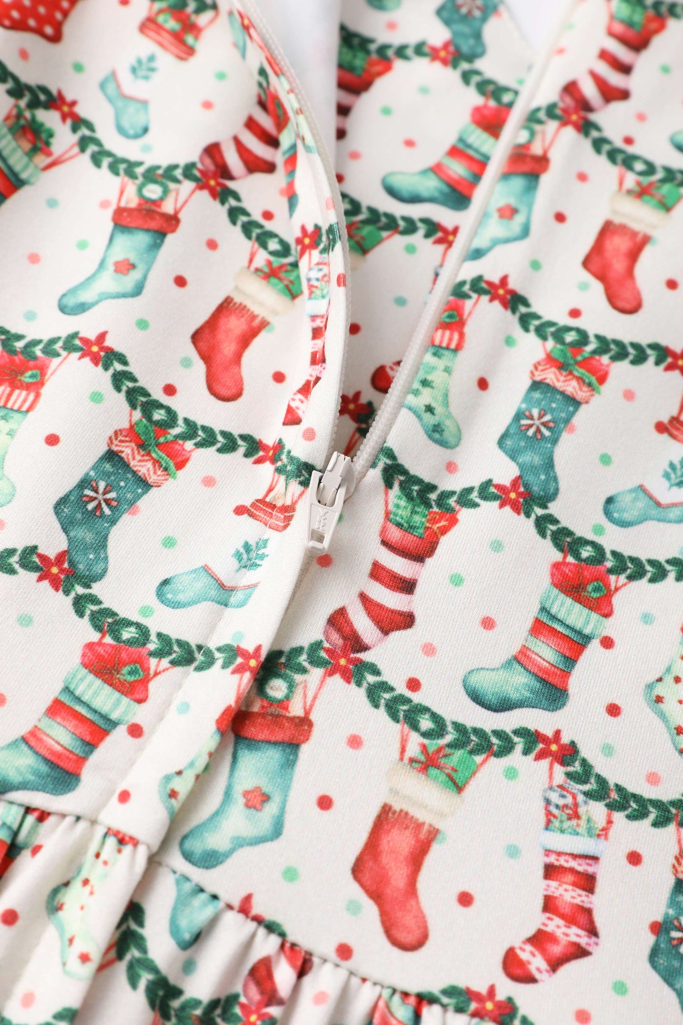 Billie Christmas Stocking Long Sleeved Dress