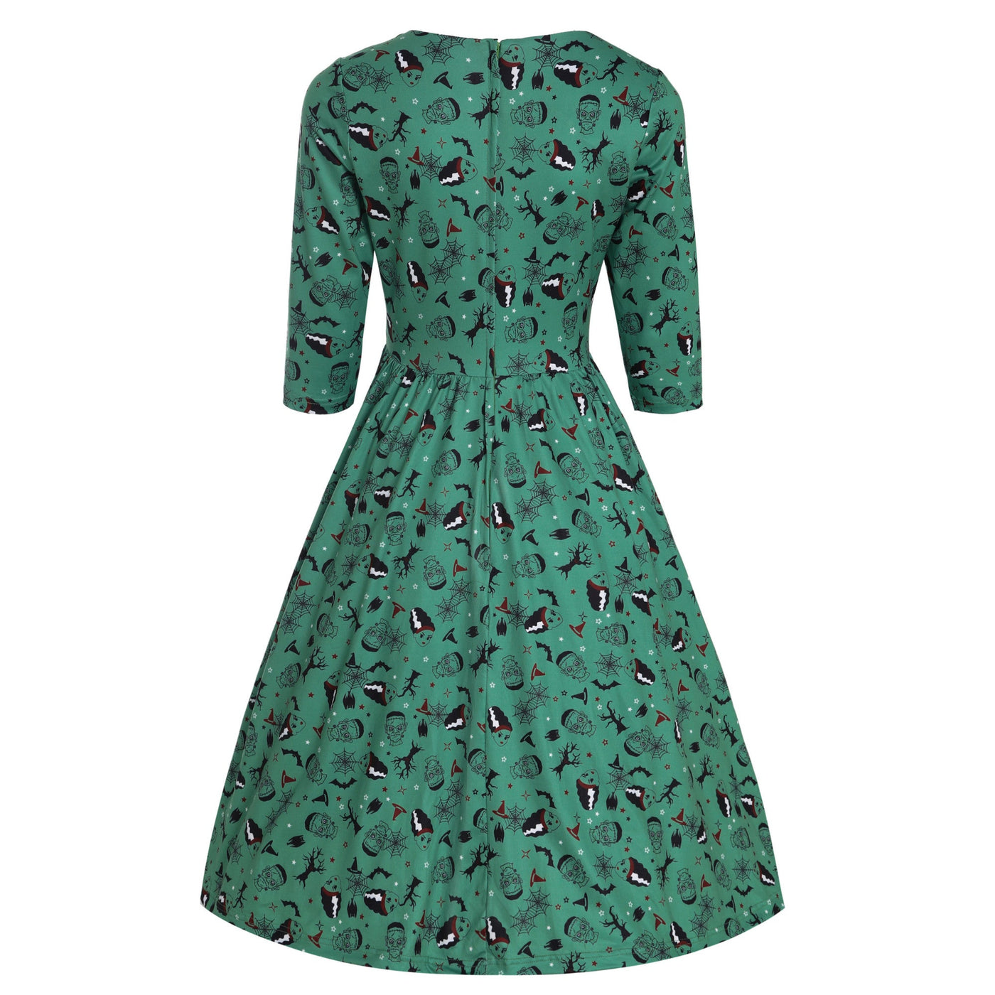 PRE ORDER Billie Frankenstein & the Bride Print Long Sleeved Dress