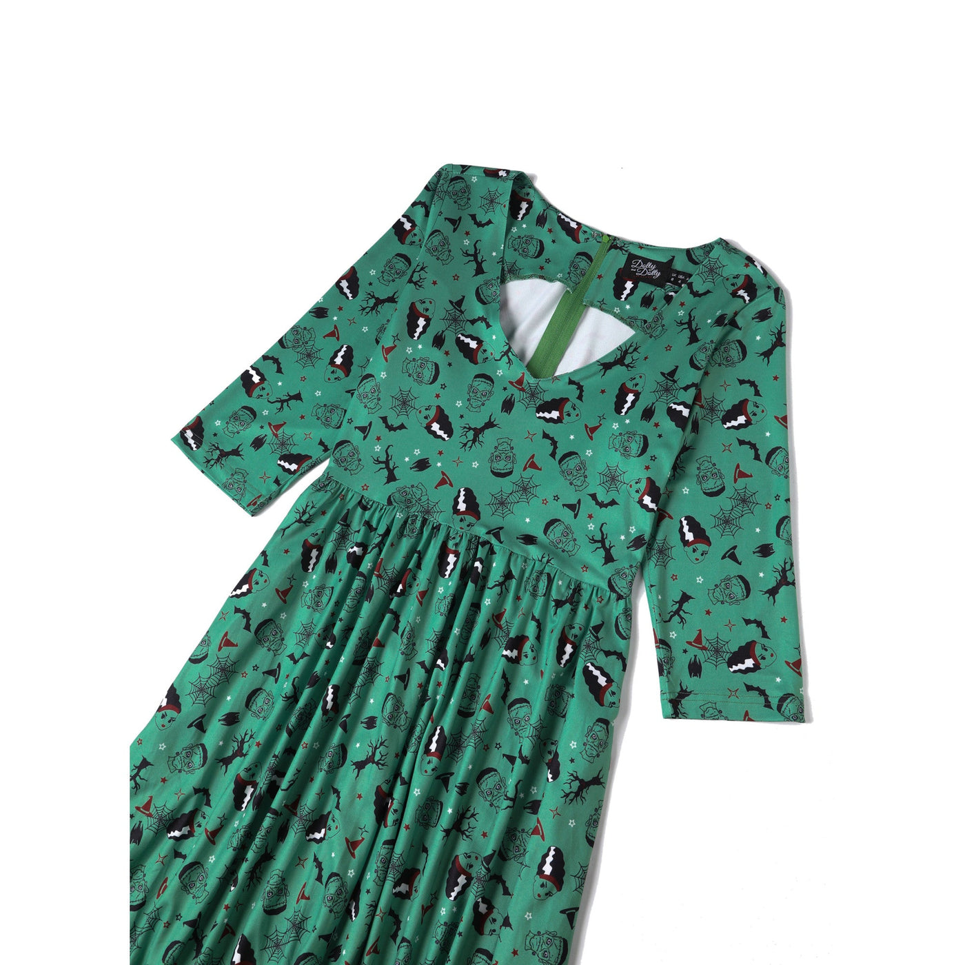 PRE ORDER Billie Frankenstein & the Bride Print Long Sleeved Dress