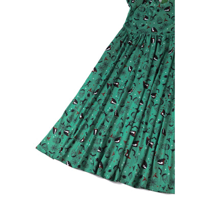 PRE ORDER Billie Frankenstein & the Bride Print Long Sleeved Dress