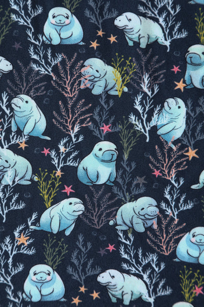PRE ORDER Billie Blue Manatee Long Sleeved Dress