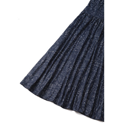 PRE ORDER Billie Navy Blue and Math Dress