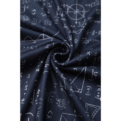 PRE ORDER Billie Navy Blue and Math Dress
