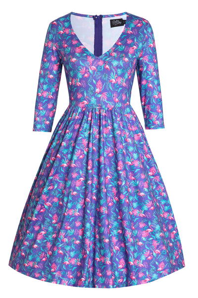 PRE ORDER Billie Flamingo Long Sleeved Dress