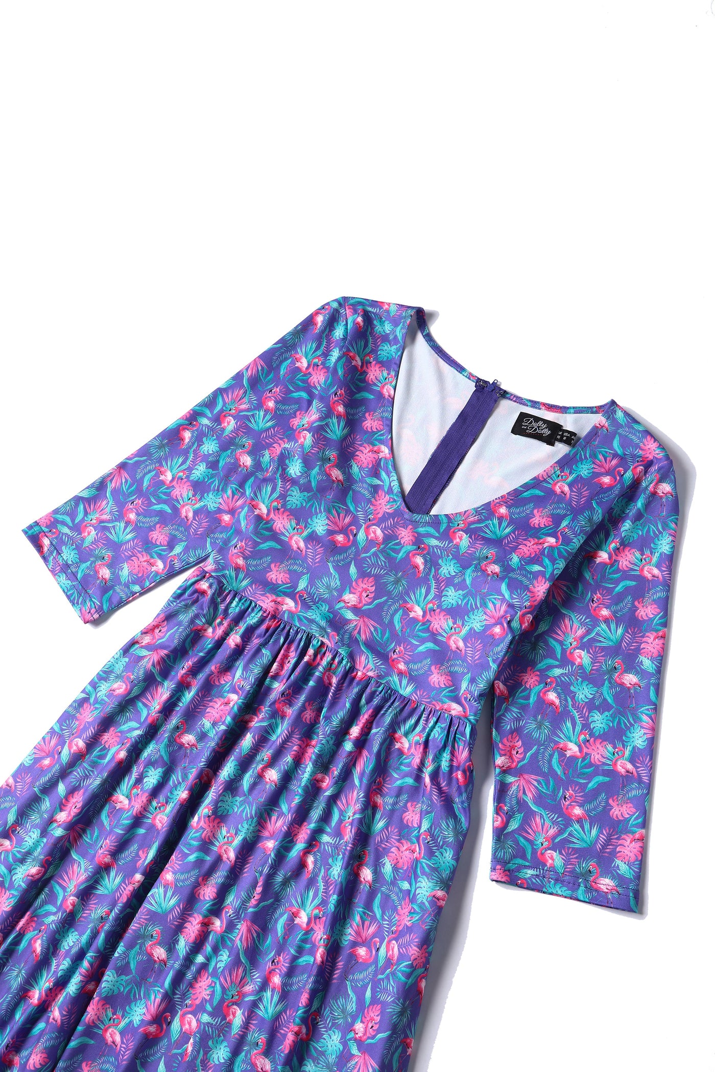 PRE ORDER Billie Flamingo Long Sleeved Dress
