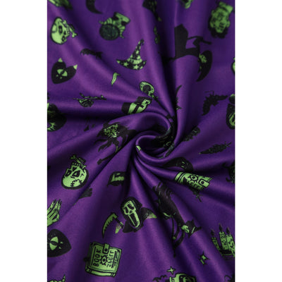 PRE ORDER Billie Purple Wizard & Witch Long Sleeved Dress