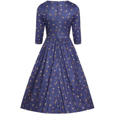 PRE ORDER Billie Long Sleeved Purple Hedgehog Dress