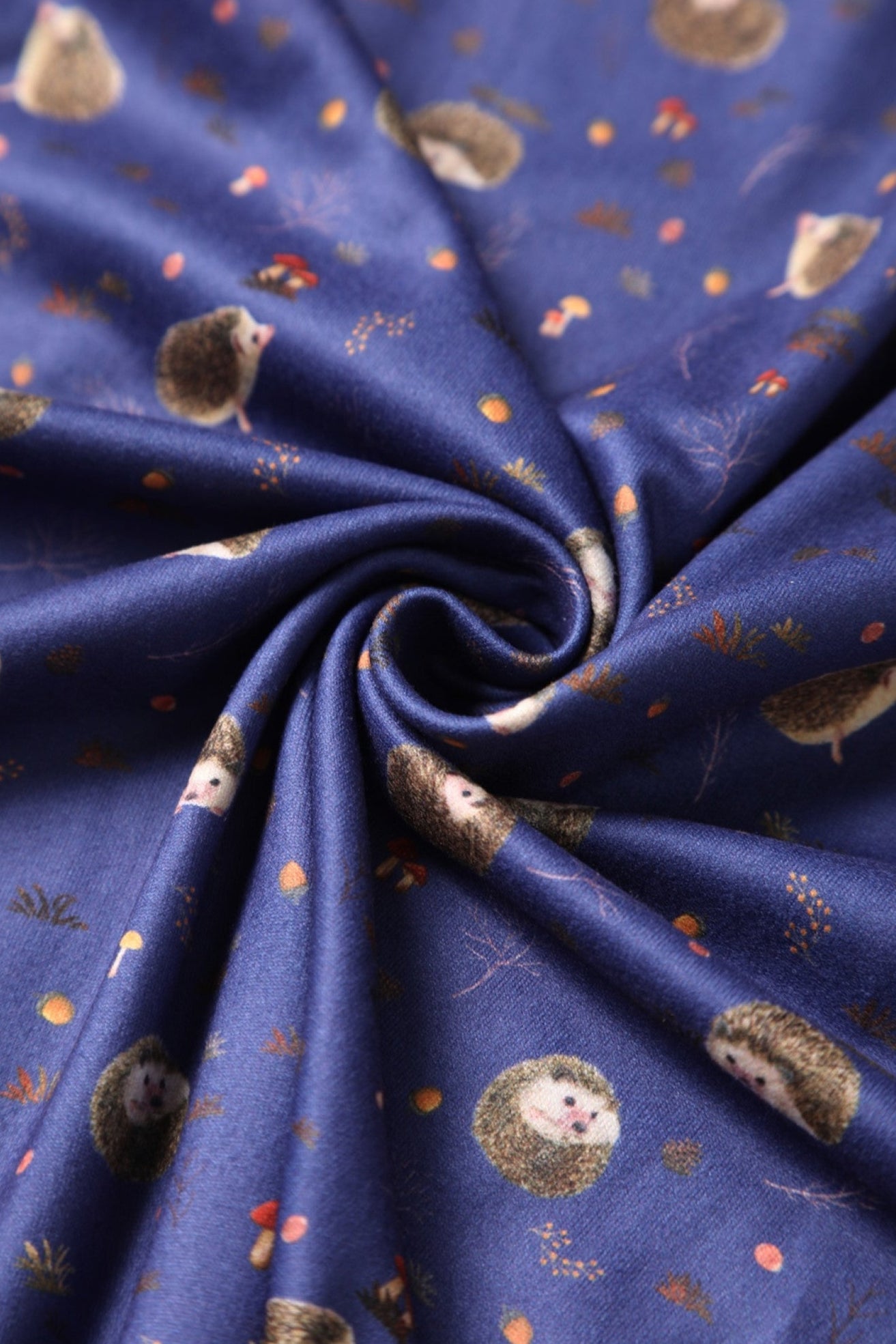 Billie Long Sleeved Purple Hedgehog Dress
