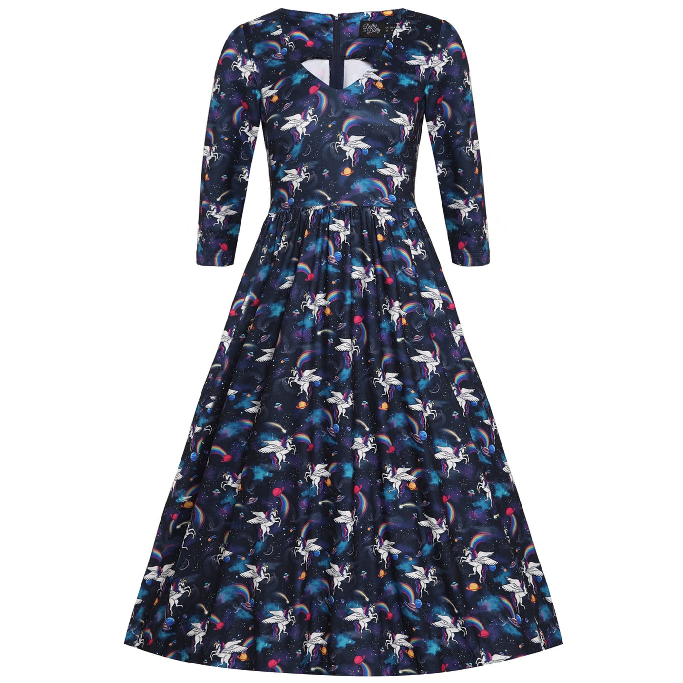 Billie Long Sleeved Magical Unicorn Dress