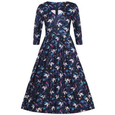 Billie Long Sleeved Magical Unicorn Dress