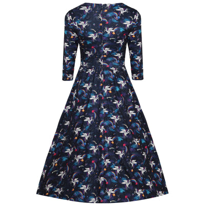 Billie Long Sleeved Magical Unicorn Dress